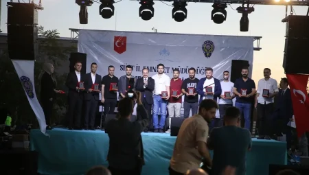 Siirt’te Emniyet Mensuplarına Veda Merasimi